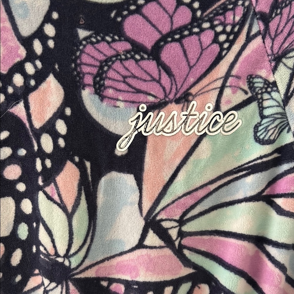 Justice Butterfly Print Girls Romper - Picture 3 of 9